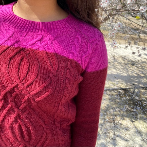 Purple Block Sweater - Picture 2 of 5